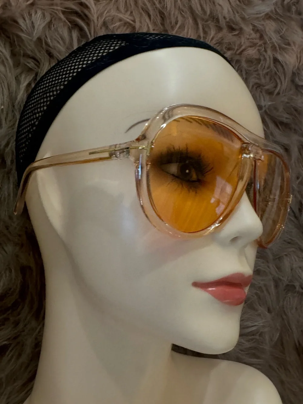 Orange lens aviator sunglasses